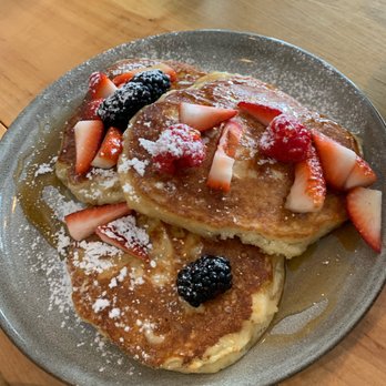 Short Grain - 5/5 Lemon ricotta hotcakes - Coffee & Tea Near Me - Jersey City, New Jersey Short Grain - 5/5 Lemon ricotta hotcakes - Coffee & Tea Near Me - Jersey City, New Jersey