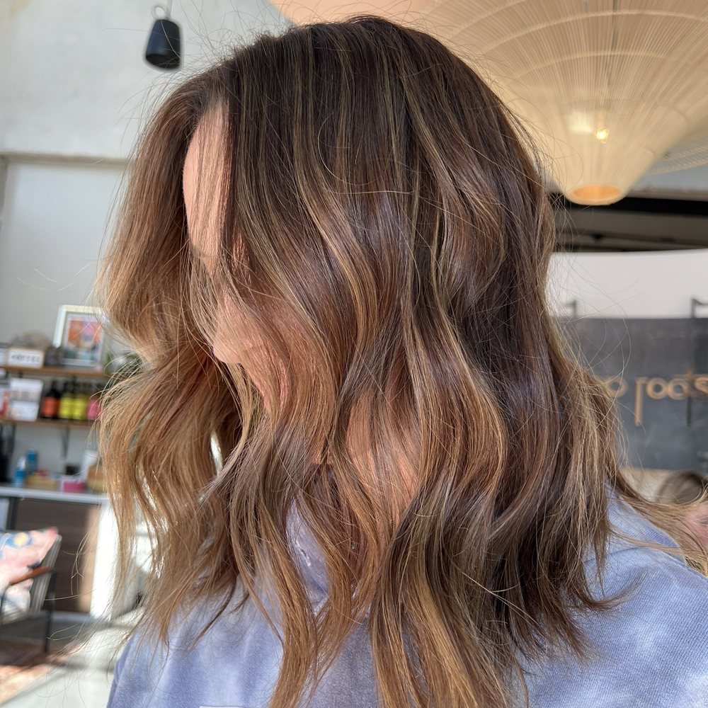 Deep Roots Salon - Brunette foilayage @beautybybrittany.atx - Hair Salons Near Me - Cedar Park, Texas Deep Roots Salon - Brunette foilayage @beautybybrittany.atx - Hair Salons Near Me - Cedar Park, Texas