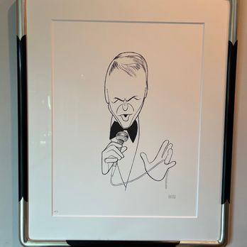 Village Frame Gallery - Frank Sinatra by Hirschfeld. - Framing Near Me - Houston, Texas Village Frame Gallery - Frank Sinatra by Hirschfeld. - Framing Near Me - Houston, Texas