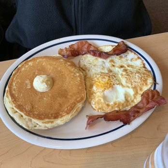 IHOP - Pancake with bacon and eggs - Breakfast & Brunch Near Me - Columbia, South Carolina
