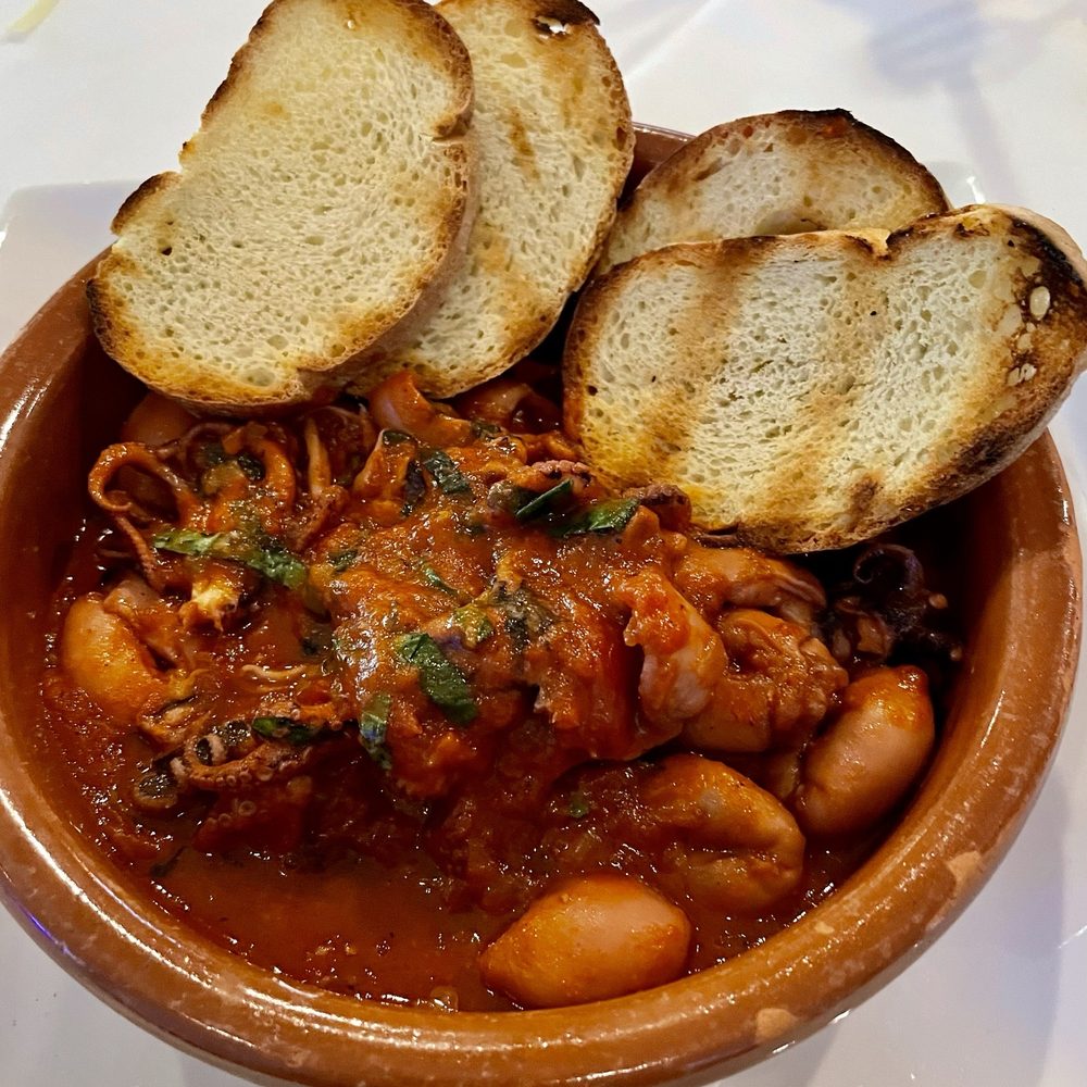 Davanti Ristorante - Baby Octopus and Cuttlefish in Purgatory - Italian Near Me - Houston, Texas Davanti Ristorante - Baby Octopus and Cuttlefish in Purgatory - Italian Near Me - Houston, Texas