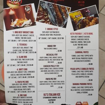 That's My Dog - Menu - Hot Dogs Near Me - Katy, Texas
