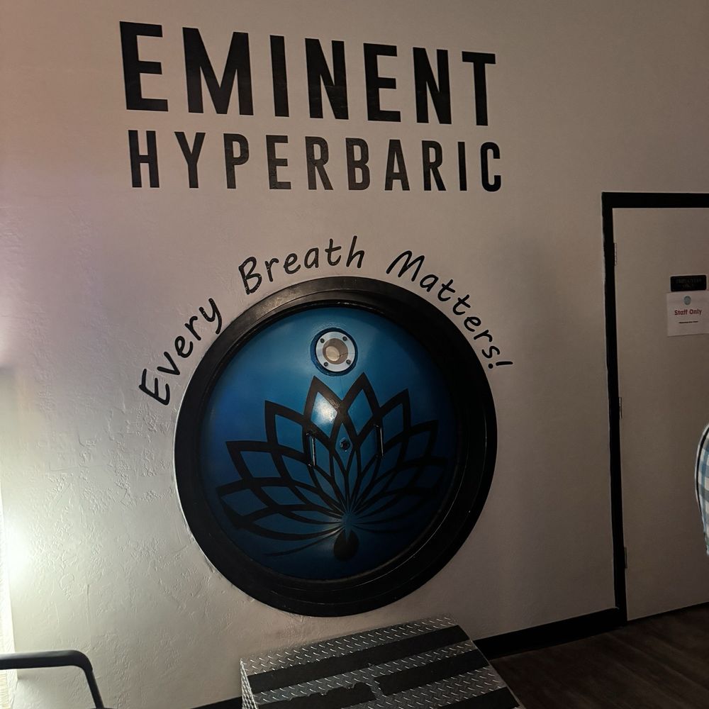 This is the HYPERBERIC CHAMBER DOOR! Healing happening inside