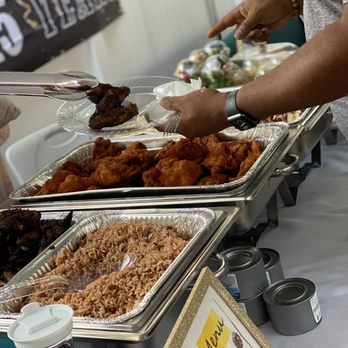 Jamaican Flavors - Rice and Peas Fried chicken was from Kennedy Fried - Caribbean Near Me - Jamaica, New York