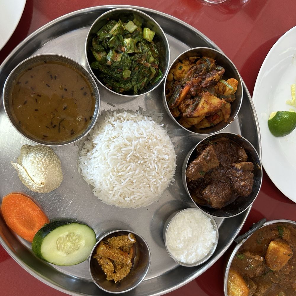Little Kathmandu - Lamb Thali - Indian Near Me - El Cerrito, California Little Kathmandu - Lamb Thali - Indian Near Me - El Cerrito, California