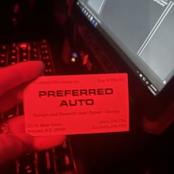 Preferred Automotive of Brewster - never go to this place  the place next store 10/10 great guy, told us good luck with this man