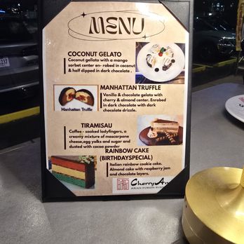Cherry Amber - Dessert menu - Asian Fusion Near Me - Plainview, New York