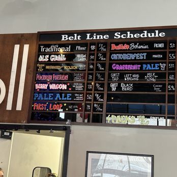 Belt Line Brewery & Kitchen - The beer menu - Brewpubs Near Me - Buffalo, New York