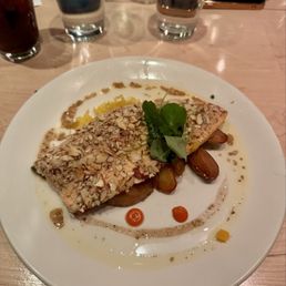 Almond Crusted Seared Ruby Red Trout Almond Crusted Seared Ruby Red Trout