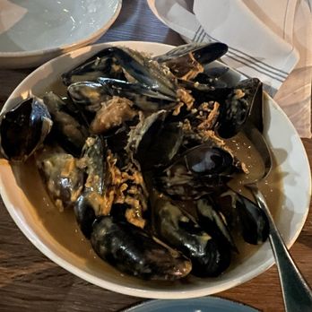 Cathrine's Farm to Table - Mussels Thai curry sauce - New American Near Me - Point Pleasant, New Jersey Cathrine's Farm to Table - Mussels Thai curry sauce - New American Near Me - Point Pleasant, New Jersey