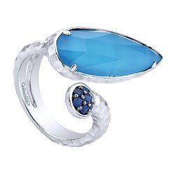 Floyd Jewelry - Turquoise Rock Crystal Ring currently on sale for $134...