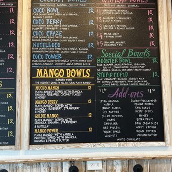 Playa Bowls - Playa Bowls Menu - Coffee & Tea Near Me - Helotes, Texas Playa Bowls - Playa Bowls Menu - Coffee & Tea Near Me - Helotes, Texas