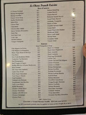 Menu photo 5 Le Chene Santa Clarita, CA