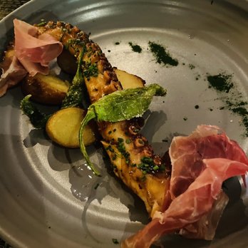 Bistro du Midi - Grilled squid - French Near Me - Boston, Massachusetts