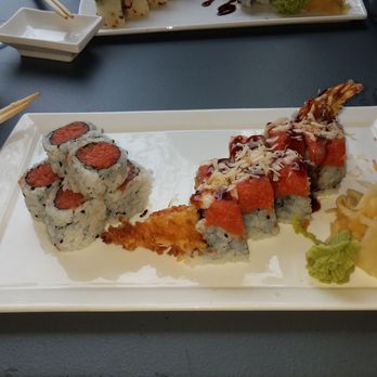 Sushi Lounge - Spicy tuna and chicken tempura rolls - Sushi Bars Near Me - Hoboken, New Jersey