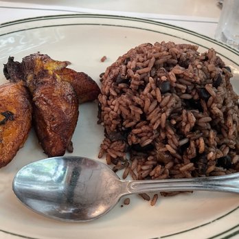 Versailles - Moros rice and fried plantains - Cuban Near Me - Miami, Florida