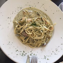 Cibum Capere - Seafood Mariscos pesto cream sauce