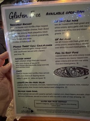 Menu photo 4 Lulu's Waikiki Honolulu, HI