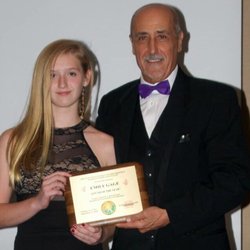 Atlantic City Combat Hapkido Martial Arts - My student Emily winning "Student of the Year" in Chicago presented by GM Pellegrini. Presented only every 5 years!