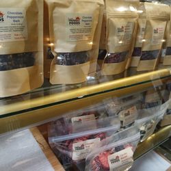 Trading Post Cafe & Mercantile - Local chocolates for sale.