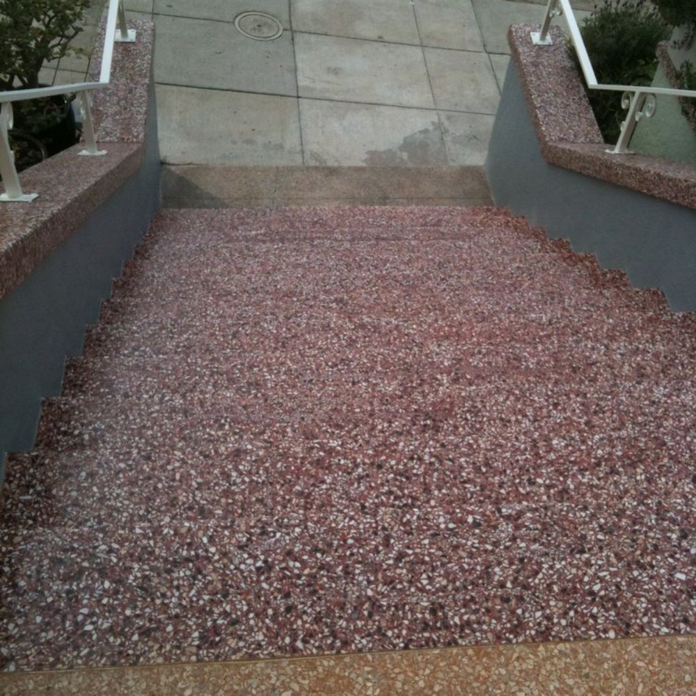 Finished stairs after repair