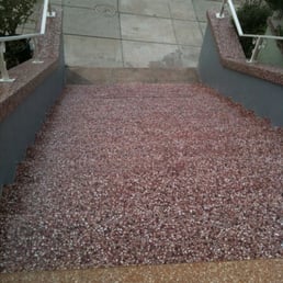 Finished stairs after repair Finished stairs after repair