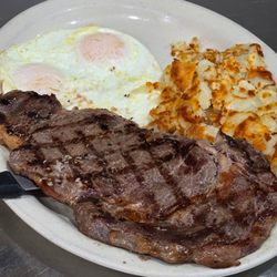 Tony's Family Diner - My son's favorite meal there, steak and eggs