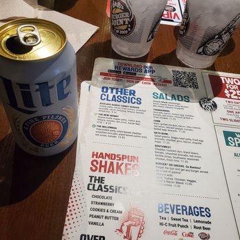 S&B's Burger Joint - a drink and menu - Bars Near Me - Oklahoma City, Oklahoma