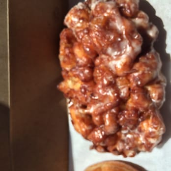 Kettle Glazed Doughnuts - Not so good pic of the apple fritter - Donuts Near Me - Hollywood, California