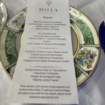 DOJA Tea Lounge - Menu - Desserts Near Me - Tualatin, Oregon DOJA Tea Lounge - Menu - Desserts Near Me - Tualatin, Oregon