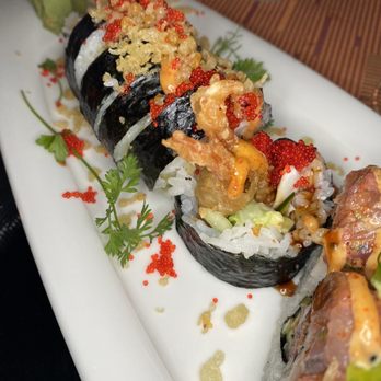 MC Restaurant - Sushi roll with cream cheese and tempura shrimp - Sushi Bars Near Me - Cary, North Carolina