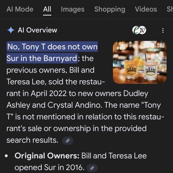 Sur at The Barnyard - Not sure who the owners are, so I googled it - New American Near Me - Carmel, California