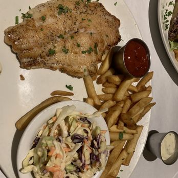 Rick's Restaurant - Grilled catfish entree - Cuban Near Me - Palm Springs, California Rick's Restaurant - Grilled catfish entree - Cuban Near Me - Palm Springs, California
