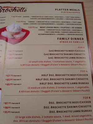 Menu photo 2 La Brochette Ottawa, ON