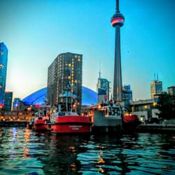 Humber Bay Boat Adventures - Skyline Moonlight Swim and Beach Fire.