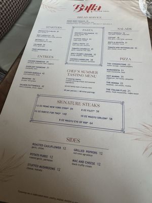 Menu photo 1 Balla Italian Soul Las Vegas, NV
