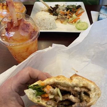 Unphogettable - Pork Bahn Mi, Special Beef Dish,Peach Bellini and Mangonada - Vietnamese Near Me - North Bend, Washington Unphogettable - Pork Bahn Mi, Special Beef Dish,Peach Bellini and Mangonada - Vietnamese Near Me - North Bend, Washington