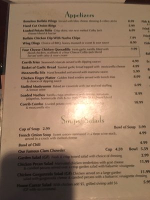 Menu photo 4 Corrib Pub & Restaurant West Roxbury, MA