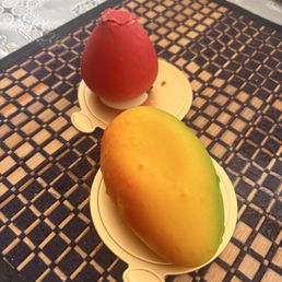Mango and strawberry