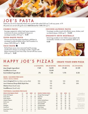 Menu photo 8 Happy Joe's Davenport, IA Menu photo 8 Happy Joe's Davenport, IA