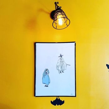 Made Coffee - Great artwork on the wall by local artists. - Coffee & Tea Near Me - Fullerton, California Made Coffee - Great artwork on the wall by local artists. - Coffee & Tea Near Me - Fullerton, California