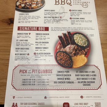 Sonny's BBQ - Menu side 1 - Barbeque Near Me - Titusville, Florida Sonny's BBQ - Menu side 1 - Barbeque Near Me - Titusville, Florida