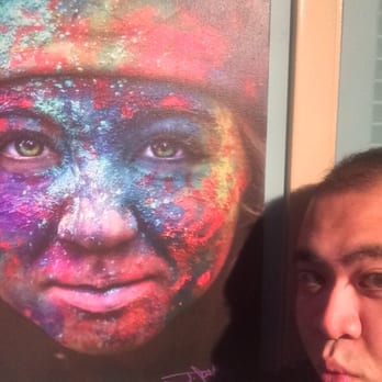 Quinto Piso Gallery - My Zoolander pose next to a painting that defines fashion... - Art Classes Near Me - Paterson, New Jersey