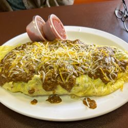 The Hut Diner - Mexican omelette