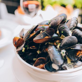 Brasserie Bernard - a bowl of steamed mussels - French Near Me - Montreal, Quebec Brasserie Bernard - a bowl of steamed mussels - French Near Me - Montreal, Quebec