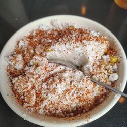Esquites (Corn in a cup)
