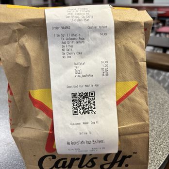 Carl's Jr - Burgers Near Me - San Diego, California
