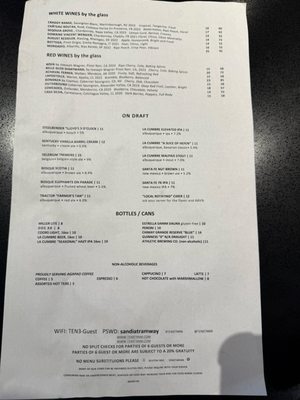 Menu photo 1 TEN 3 Albuquerque, NM