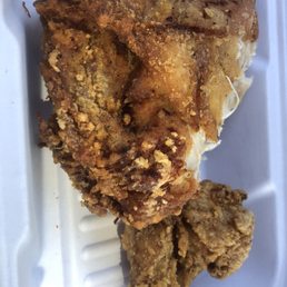 Gluten Free breaded chicken breast and wing.