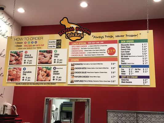 Menu photo 5 Boom Boom Chicken Edison, NJ